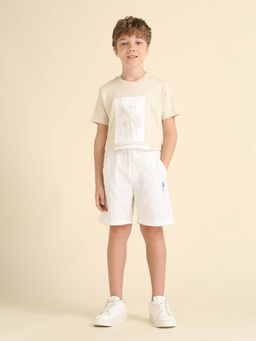 U.S. POLO ASSN. - Kids Boys Solid Regular Fit Bermuda Shorts