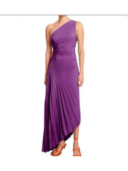 MISS MOSA BY AKANKSHA - Adelina Purple Statement Summer Maxi Dress