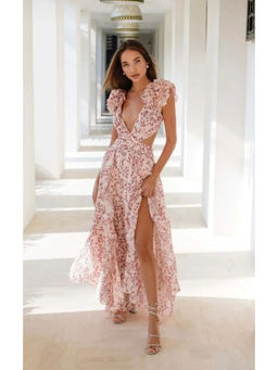 MISS MOSA BY AKANKSHA - Sumiana Floral Summer Maxi Dress