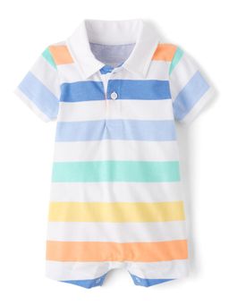 The Children's Place - Baby Boys Stripes Polo Romper