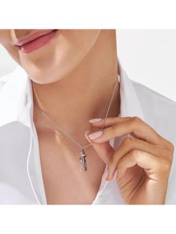 Gahan - Silver Plated Stainless Steel Couple Hug Pendant with Chain