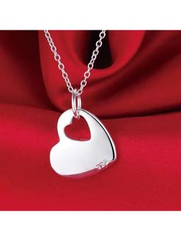 Gahan - Sterling Temperament Soft Heart Zircon Pendant