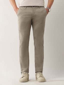 Arrow Sports - Men'S Dobby Slim Fit Solid Trouser
