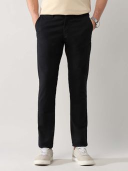 Arrow Sports - Men'S Dobby Slim Fit Solid Trouser