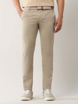 Arrow Sports - Men'S Twill Slim Fit Solid Chinos