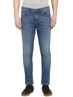 Red Tape - Men'S Medium Blue Solid Cotton Lycra Jeans