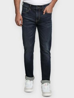 Red Tape - Men'S Tinted Dark Blue Cotton Elastane Skinny Fit Jeans