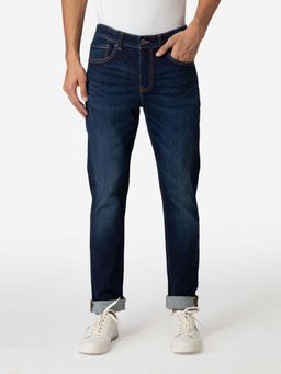 Red Tape - Men'S Dark Blue Cotton Elastane Skinny Fit Jeans