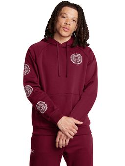 Under Armour - Maroon Printed Hoodie