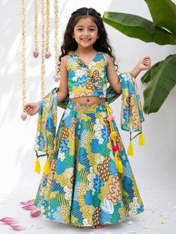 ARTH LIFE - Nil Gagan Printed Lehenga Set