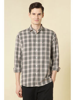 Allen Solly - Men Black Checks Full Sleeves Casual Shirt