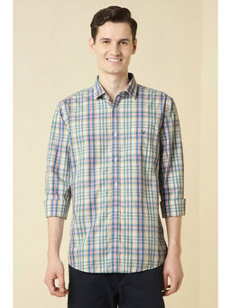 Allen Solly - Men Multi-Color Checks Full Sleeves Casual Shirt