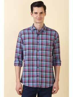 Allen Solly - Men Multi-Color Checks Full Sleeves Casual Shirt