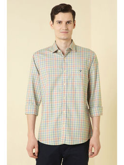 Allen Solly - Men Multi-Color Checks Full Sleeves Casual Shirt
