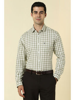 Allen Solly - Men Multi-Color Checks Full Sleeves Formal Shirt