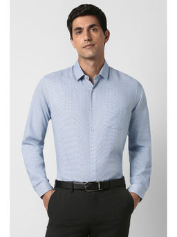 Peter England - Men Light Blue Full Sleeves Formal Shirt
