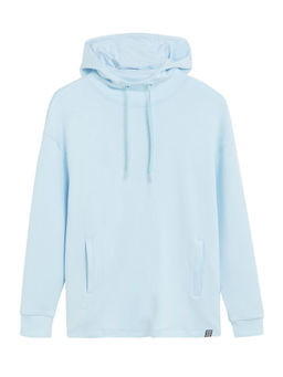 Marks & Spencer - Hooded Relaxed Long Sleeve Yoga Blue Hoodie