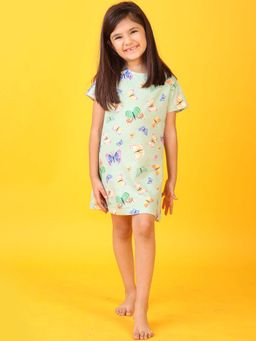 ANTHRILO - Butterfly Green Night Dress