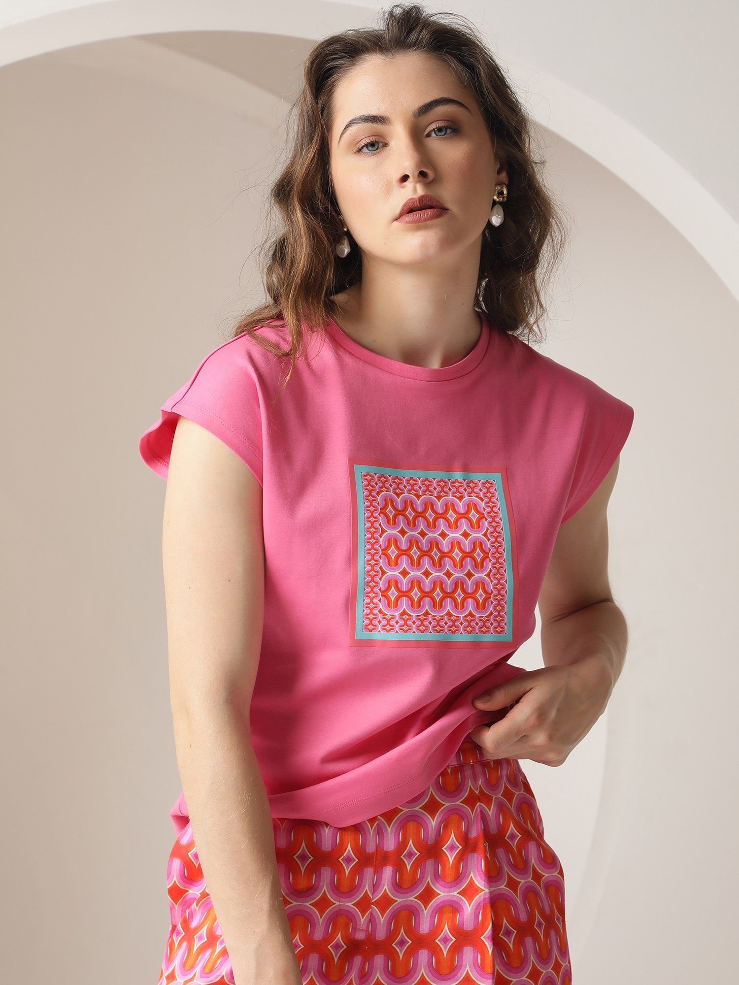 Drelia Pink T-shirt-image-5