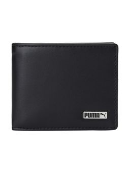 Puma - Metal Logo IND I Unisex Black Wallets