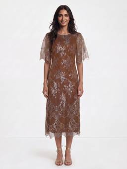 Cover Story - Dania Brown Dress