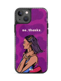DailyObjects - No thanks Stride 2.0 Case Cover For iPhone 13-6.1-inch