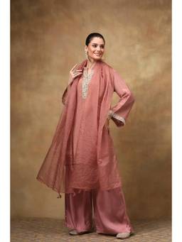TAHILIYA - Pink Organza Dupatta