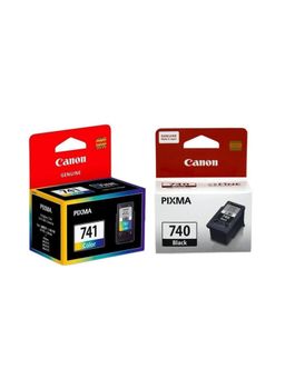 Canon - Computer Consumables Combo of PG-740 and CL-741 Ink Cartridge