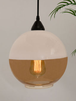 Homesake - Glass Pendant Light Hanging Sphere White