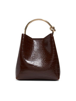 Aldo - Bienka Women Brown Bucket Bag with Detachable Strap