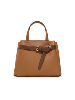 Aldo - EBAECLYA Women Brown Satchel Bag with Detachable Strap
