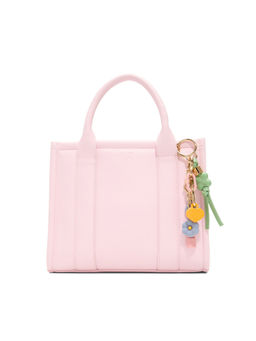 Aldo - HYPERTMC04 Women Pink Satchel Bag with Pouch & Bag Charm (Set of 3)