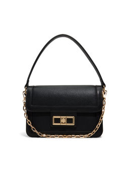 Aldo - KAILIWIA Women Black Shoulder Bag with Detachable Strap & Chain