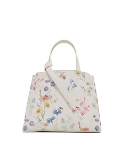 Aldo - ZARIA Women White Satchel Bag with Detachable Strap