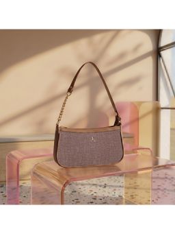 Mochi - Textured Brown Handbag