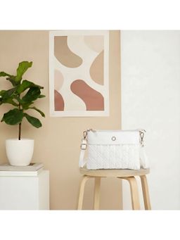 Metro - Solid White Sling Bag