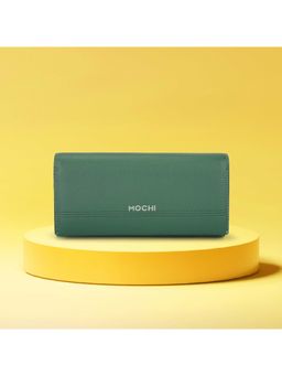 Mochi - Solid/Plain Green Women's Wallet (10)