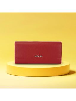 Mochi - Solid/Plain Red Women's Wallet (10)