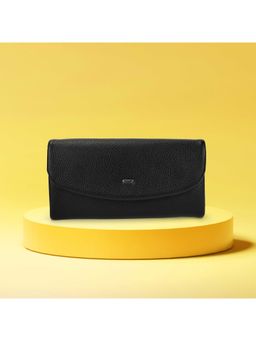 Mochi - Textured Black Women's Wallet (10)