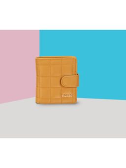 Mochi - Textured Mustard Women's Wallet (10)