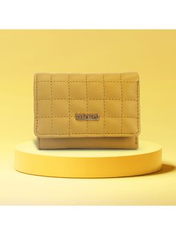 Mochi - Solid/Plain Mustard Women's Wallet (10)