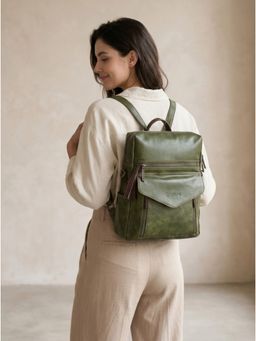 VISMIINTREND - Womens Travel Green Backpack (M)