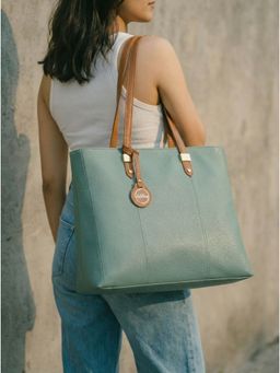 Toteteca - Office Green Shoulder Bag