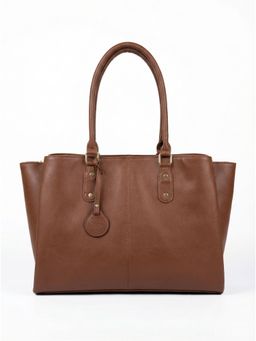 Toteteca - Multi Compartment Brown Shoulder Bag