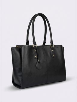 Toteteca - Multi Compartment Black Shoulder Bag