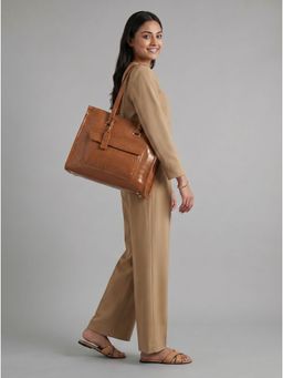 Toteteca - Chic Urban Brown Shoulder Bag