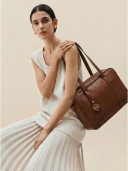 Toteteca - Luxe Brown Shoulder Bag