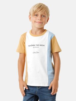 Kate & Oscar - Boys Cut & Sew Printed T Shirt