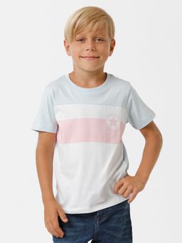 Kate & Oscar - Boys Cut & Sew Placement Printed T Shirt