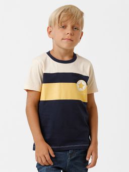 Kate & Oscar - Boys Cut & Sew Placement Printed T Shirt